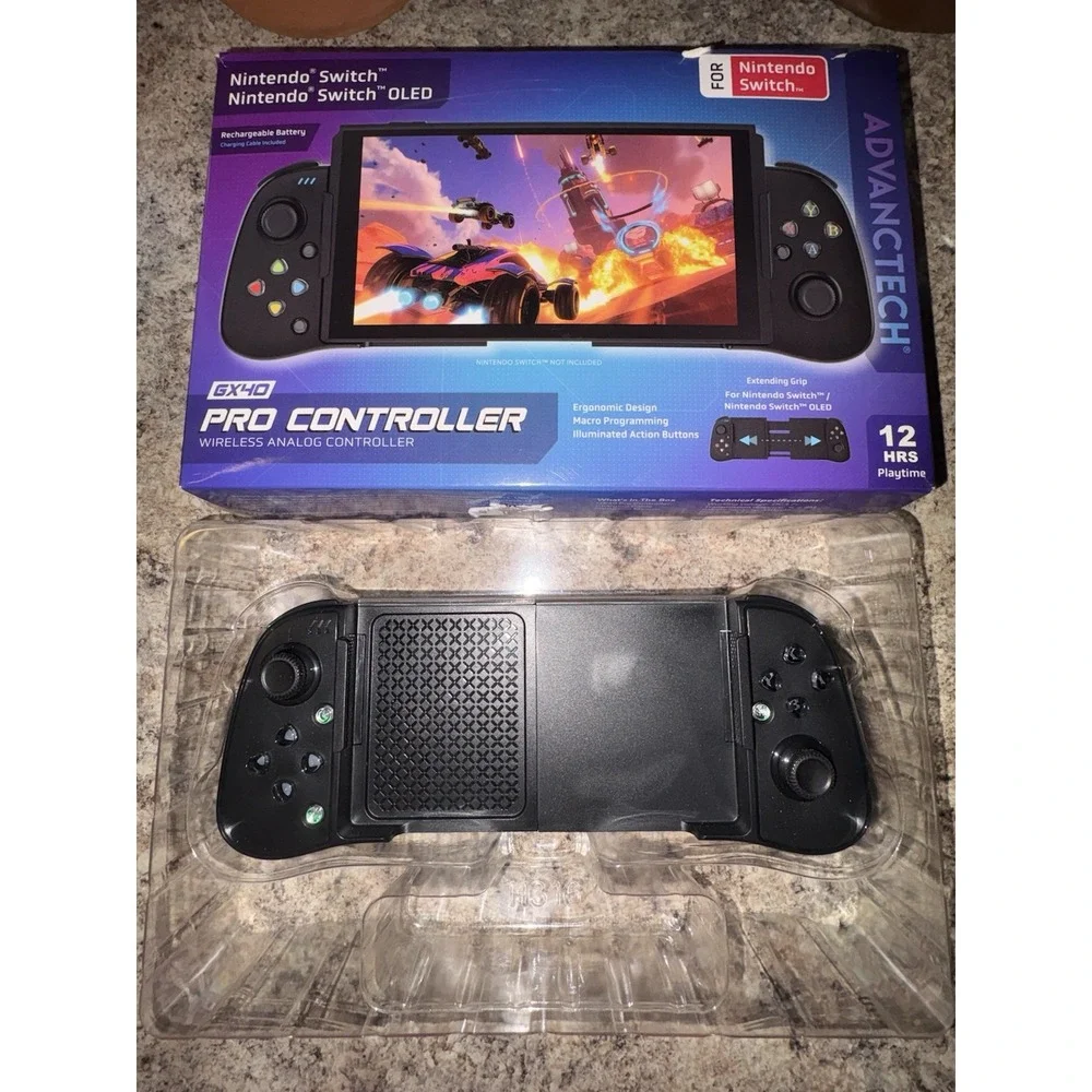 CONTROLLER BACKBONE FOR NINTENDO SWITCH OLED GX40PRO CONTROLLER WIRELESS ANALOG